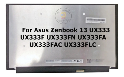Tela Lcd Para Asus Zenbook 13 Ux333 Ux333f Ux334 Ux334f