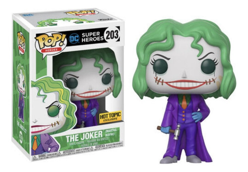 Funko Pop Dc The Joker Martha Wayne 203 (Usado)