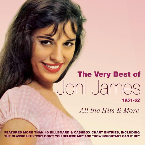 Cd: Lo Mejor De Joni James 1951-62: Todos Los Éxitos Y Más