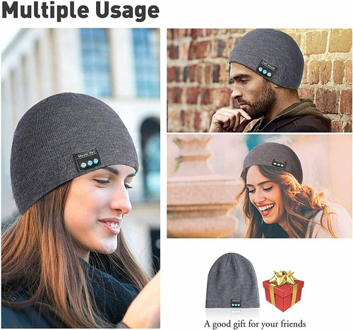 Gorro Bluetooth 3en1 Manoslibres Mp3 Nueva Versión Antiruido
