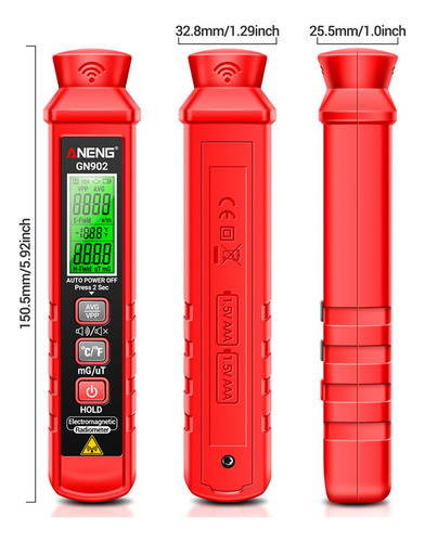 Probador Emf, Medidor Emf, Emf Portátil Digital