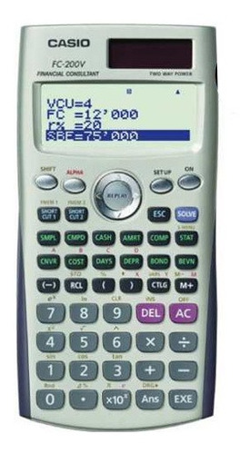 Calculadora Casio Financiera Modelo Fc-200v