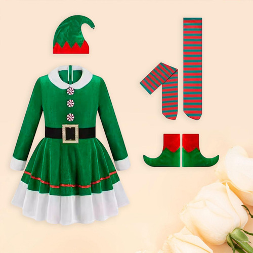 Disfraz De Navideño Para Cosplay Con Calcetines Para