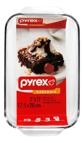 Refractaria Rectangular Pyrex 17.5 X 28 Cm 