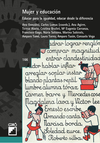 Mujer Y Educación, De Suelo Vega Díaz Y Otros. Editorial Graó, Tapa Blanda, Edición 1 En Español, 2002