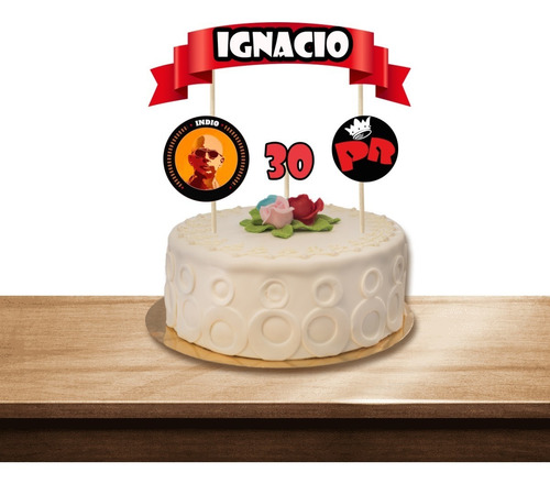 Imagen 1 de 2 de Cake Topper Personalizado Adultos Bandas De Rock