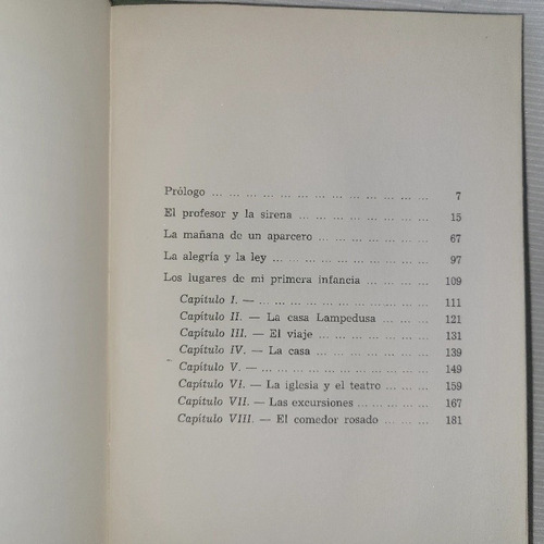 El Profesor Y La Sirena Y Otros Relatos G Lampedusa Noguer