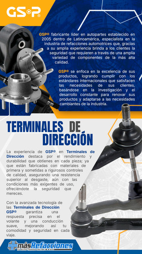 Par De 2 Terminales Exteriores Mustang De 2005 A 2014 Gsp