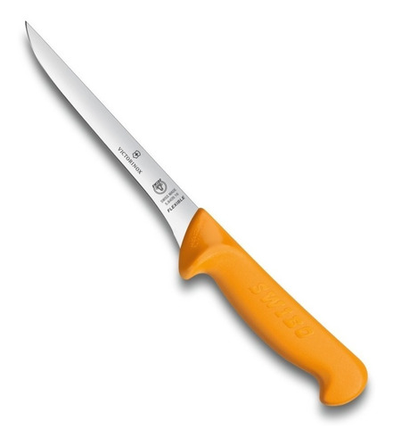 Cuchillo Deshuesador Victorinox® Línea Swibo Flexible, 16cm Color Naranja