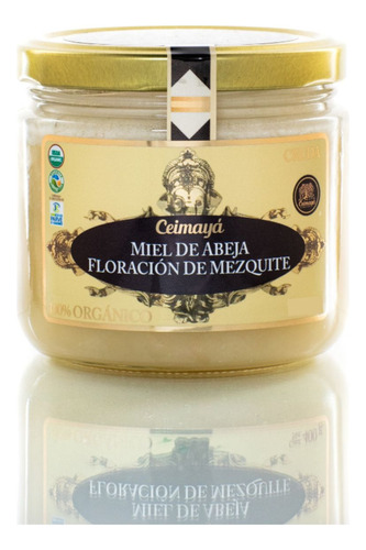 Miel Floracion Mezquite Ceimaya 270g Organica Cruda Frasco