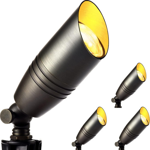 Focos Led De Bajo Voltaje Para Exteriores, Paquete De 4 Foco