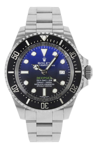 Rolex Deep Sea Deep Sea Blue Dial Haiju Men 's Luxury Watch (Reacondicionado)
