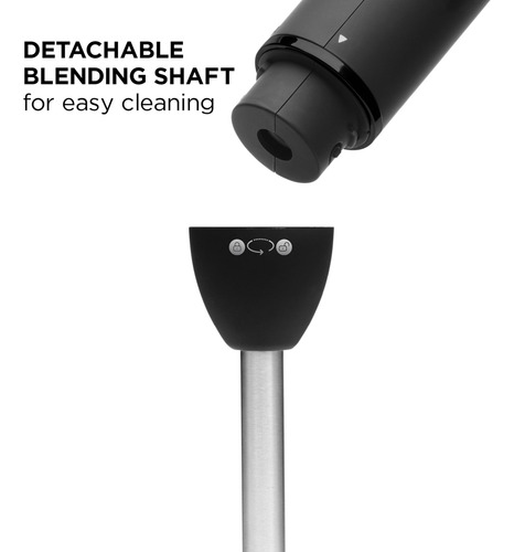 Batidora De Mano Chefman Immersion Stick Electric 300w Negra