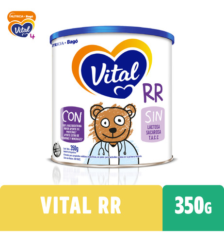 Vital Leche Especial Bebe Rapira Recuperacion Rr Lata 350grs