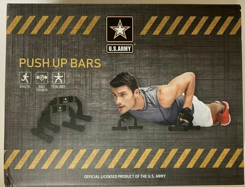 Par De Barras Us Army Push Up Para Hacer Lagartijas Negro