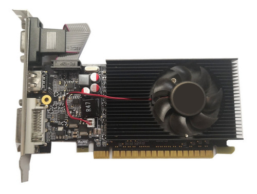 Placa gráfica Gt610, 1 Gb, Ddr3, 64 bits, Pcie 2.0, Compat