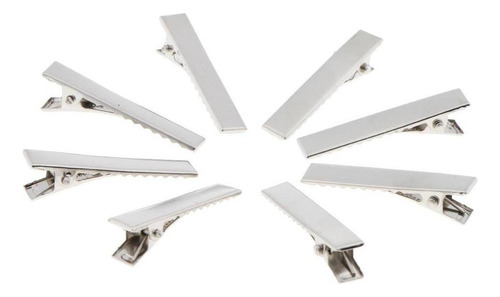 / 300x Pinzas Para El Cabello De Sola Punta De Hierro Plano