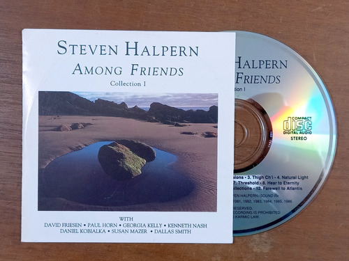 Cd Steven Halpern - Among Friends (1987) Usa New Age R5