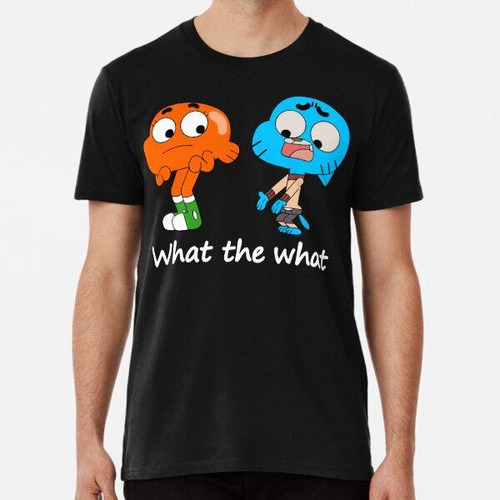 Remera El Asombroso Mundo De Gumball, Gumball Y Darwin, Qué 