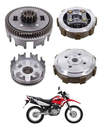 Clutch Honda Xr150 L Completo Campana+platos+discos+pastas