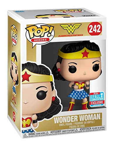 Funko Pop! Heroes Dc Wonder Woman Exclusiva Convención De Ot