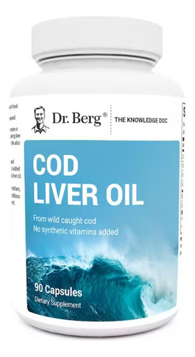 Cod Liver Oil - Aceite Hígado De Bacalao De Dr. Berg 90caps