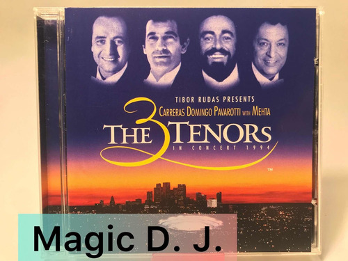 The 3 Tenors Cd In Concert 1994 Carreras Domingo Pavarotti