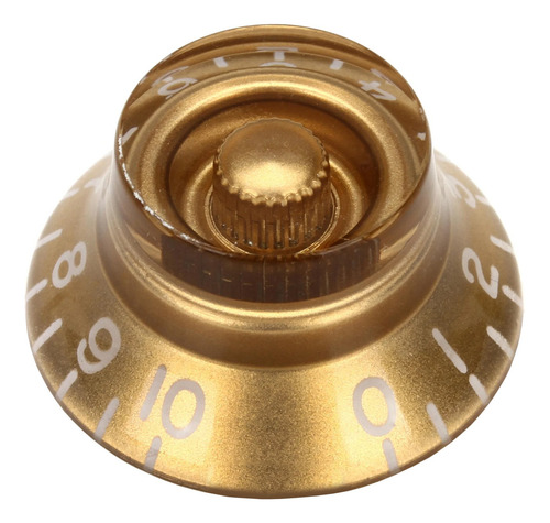 Set De Cuatro Perillas Gibson Prhk-020 Top Hat Knobs Gold Color Dorado