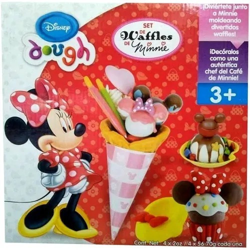 Imagen 2 de 3 de Minnie Mouse Set De Waffles Juego De Masas Disney