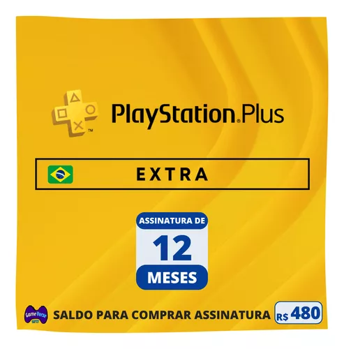 Playstation Psn Plus Extra 12 Meses - Brasileira - Ps4 Ps5