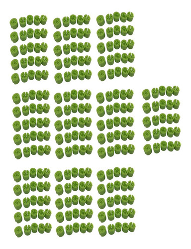 300x Colgadores De Ropa \ En \ Etiquetas De Plástico Verde