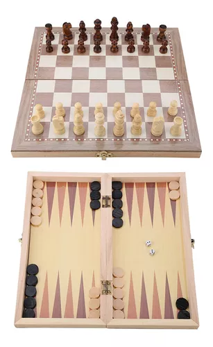 Chess, Checkers, Backgammon (Xadrez, Damas, Gamão)