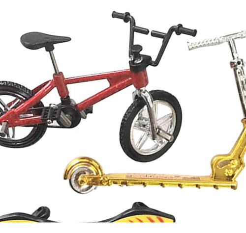 4 Pcs Dedo Skates Motos Escalas Mini Bicicleta Bordo Swing D