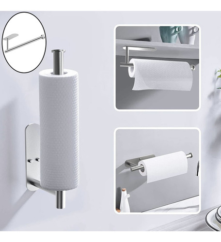 Soporte De Papel En Rollo Montado En La Pared Estante Dispen