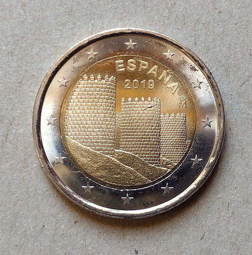Moneda 2 Euros Conmemorativa España Año 2019 Pocas Acuñadas 
