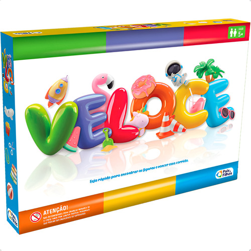 Jogo Veloce Tabuleiro Infantil Familia Mesa Encontrar Figura