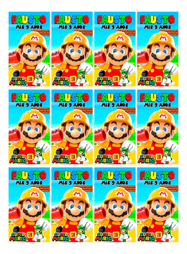 Super Mario (kit Para Imprimir)