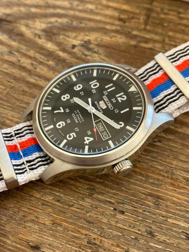Seiko 5 Sport Militar Snzg11j1 100m