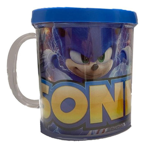 Kit12 Boneco Sonic 16cm Filme Mais Caneca Personalizada
