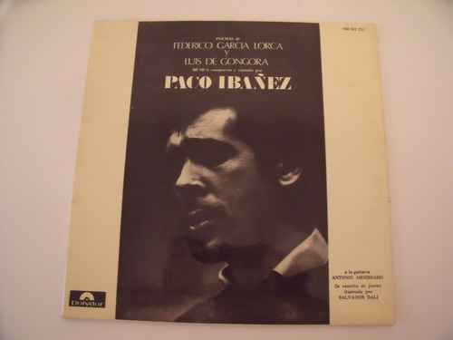 Lp Paco Ibáñez, Poemas De Federico García Lorca