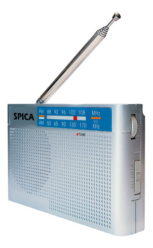 Imagen 4 de 10 de Radio Portatil Spica Sp-350 A Pilas Am/fm Retro Original