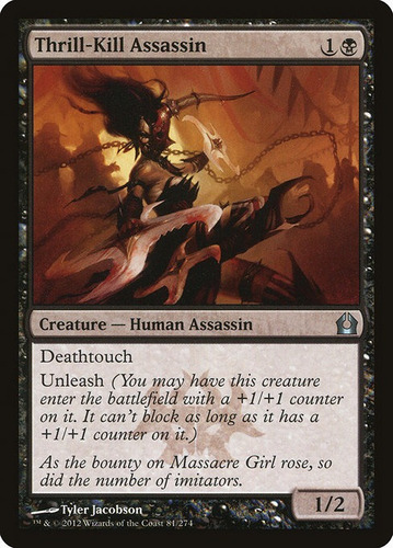 Carta Magic Thrill-kill Assassin  X4 Unidades Playset Rtr