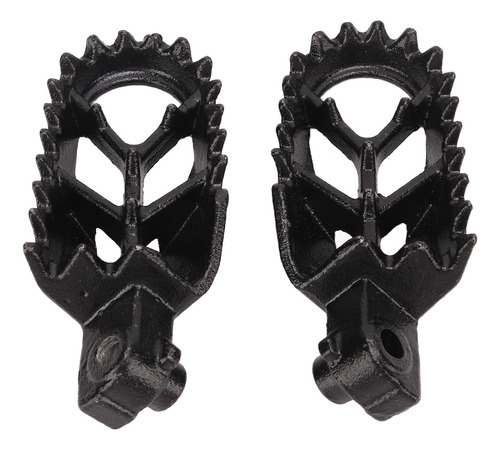 1 Par De Reposapiés Para Moto De Cross, Color Negro, Antides