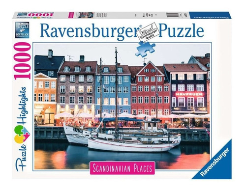 Puzzle 1000 Pz Copenhague, Dinamarca 16739 - Ravensburger