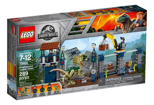 Lego® Jurassic World -ataque Del Dilofosaurio (75931)