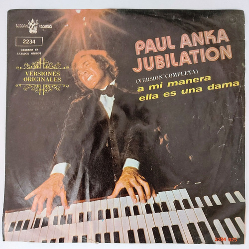 Paul Anka - Jubilation = Jubilacion  Single  7