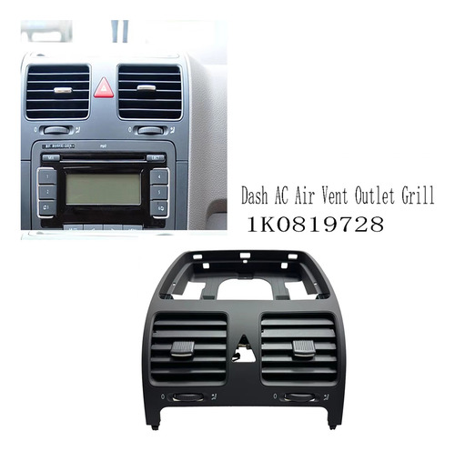 Parrilla Con Salida De Aire Dash Ac 5 R32 Rabbit 2