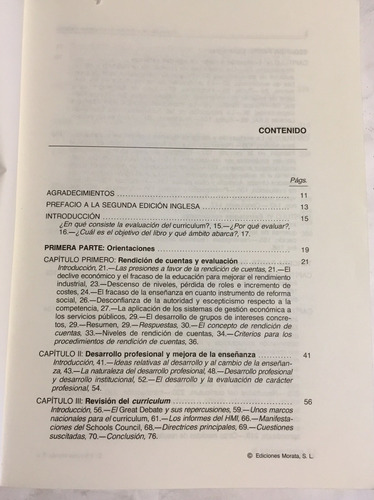 Libro Evaluacion Del Curriculum En Los Centros Escolares