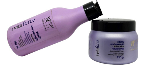 Kit Tratamento Fortalecimento Vita Force Sh + Mas 550ml Wf