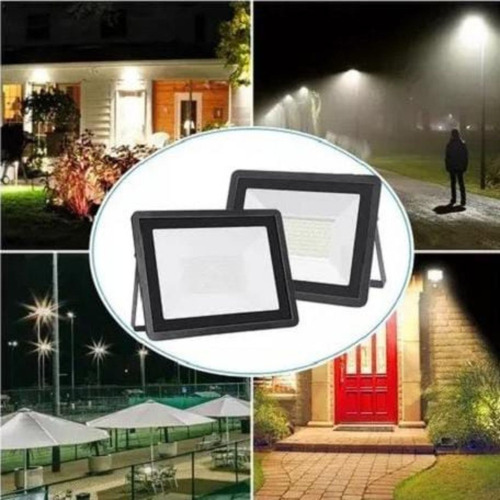 Kit 10 Refletor Led 400w Holofote Verde Bivolt A Prova D'águ